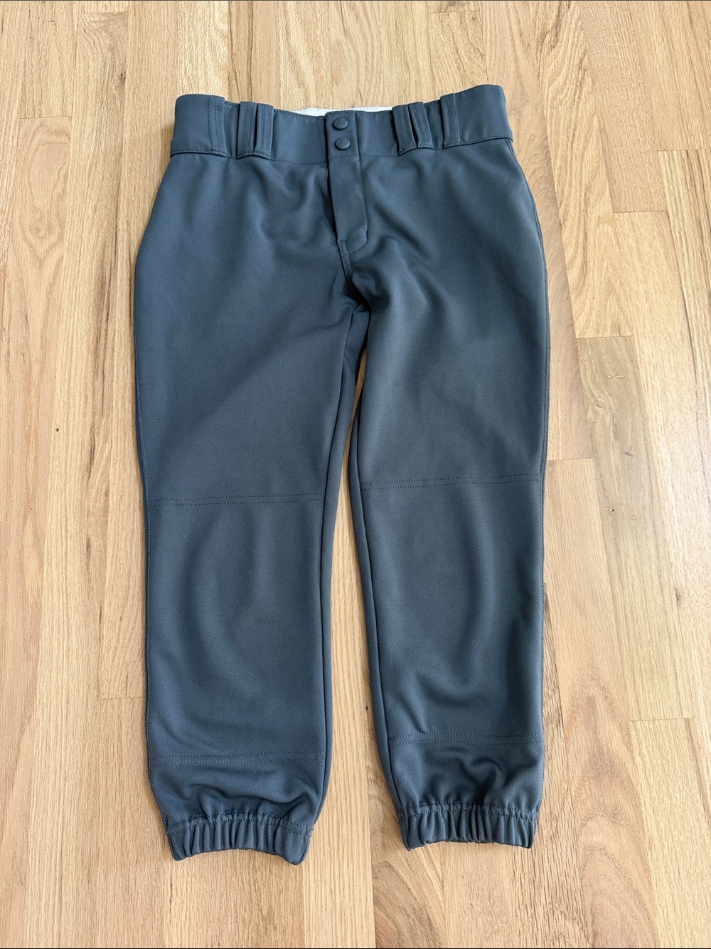 CHAMPRO Girls Gray Softball Pants, Size XL